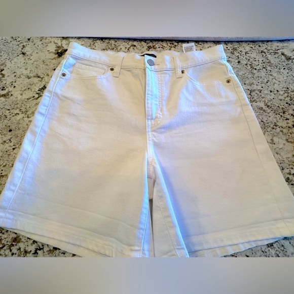 Banana Republic Pants - Banana Republic White High Waist Shorts